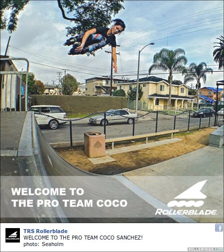 Coco Sanchez - Welcome to the Rollerblade Team (January 2015)