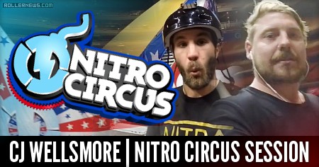 Cj Wellsmore - Nitro Circus, Mega Ramp Session in Sydney (Australia, 2016)