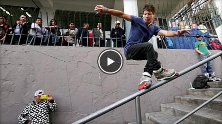 Roman Abrate ripping the streets of "La Paz" (Bolivia)