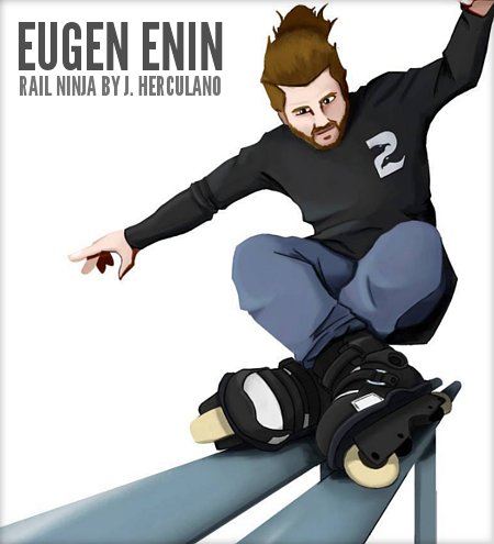 Eugen Enin - Rail Ninja - Artwork by Jeferson Herculano