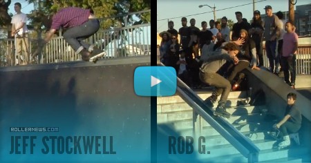 Long Beach - Ghetto Park, Mini Ramp Contest + Rail Battle (2017), organized by Tim Franken, Winners: Jeff Stockwell & Russell Day