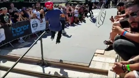 Roman Abrate wins the Fise World Montpellier 2017 - Rail Contest