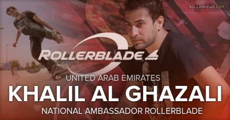 Khalil Al Ghazali (United Arab Emirates) - Rollerblade Ambassador (2017) Khalil Al Ghazali (United Arab Emirates) - Rollerblade Ambassador (2017)