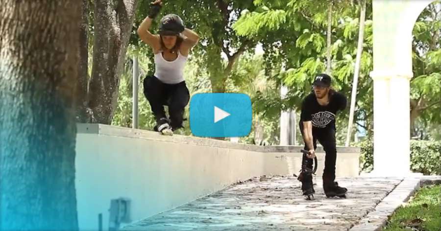 Gaby Velasquez - 1 minute on K2 Skates (2017) by John Goez