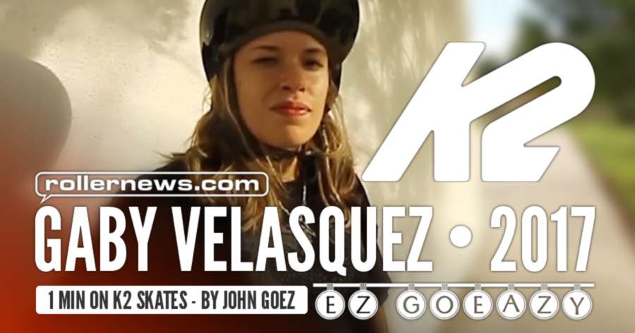 Gaby Velasquez - 1 minute on K2 Skates (2017) by John Goez