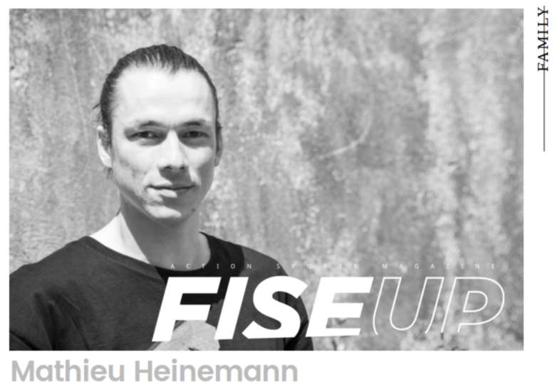 FISE UP - Issue 10 Online (in english + version francaise) featuring an article on Delfon Dio and a portrait of Mathieu Heinemann