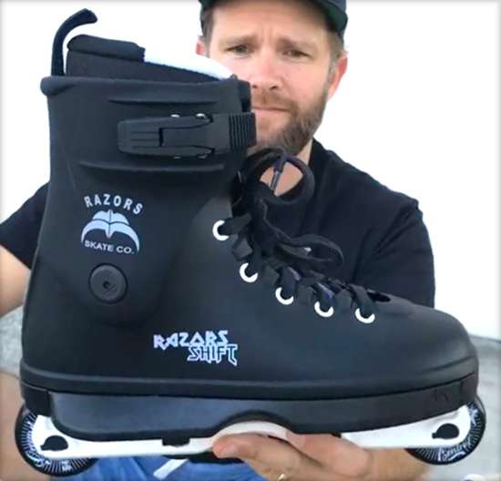 Razors Shift - Frame & Game Changer - Presentation of the skate concept (video)