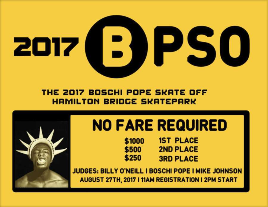 The 2017 Boschi Pope Skate Off (NY)