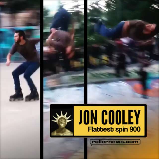 Clip of the day: Jon Cooley with the flattest spin 900 - at The 2017 Boschi Pope Skate Off