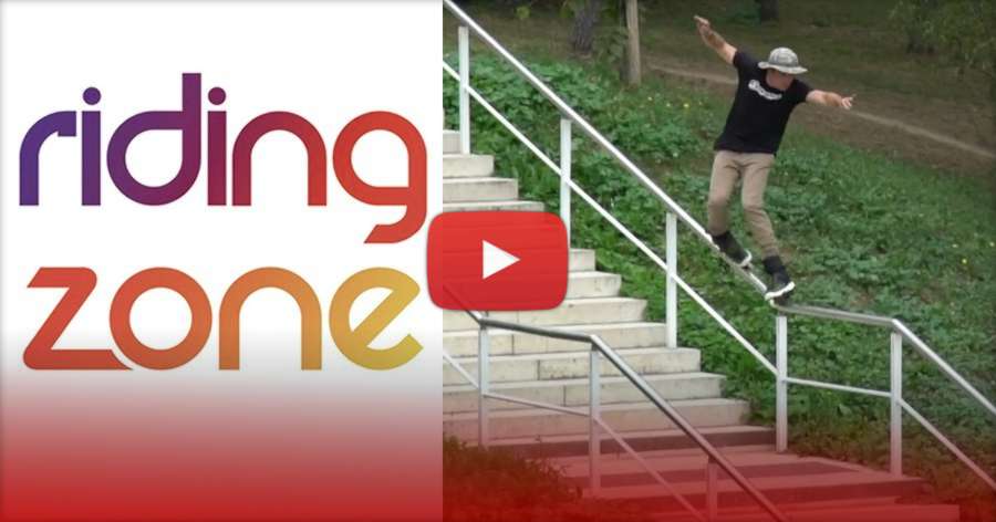 Warren Digne - Riding Zone (French TV Broadcast) - 32 Stairs Kink Challenge (2017)