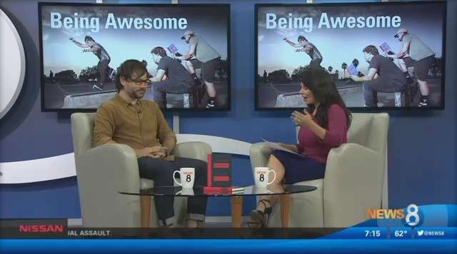 Nick Riggle on TV - Local Professor Writes Book on the Importance of Being Awesome (video)