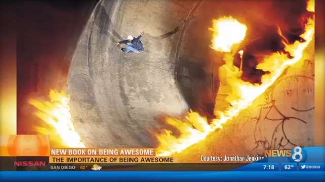 Nick Riggle on TV - Local Professor Writes Book on the Importance of Being Awesome (video)