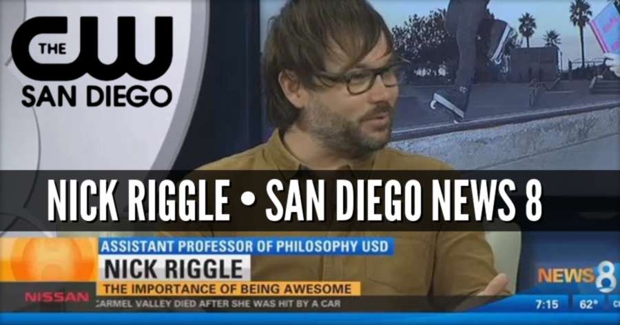 Nick Riggle on TV - Local Professor Writes Book on the Importance of Being Awesome (video)