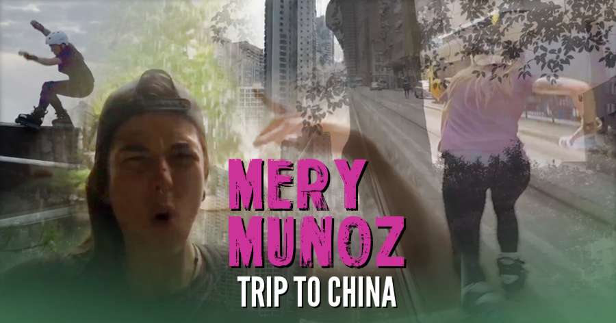 Mery Muñoz - Trip to China for the World Roller Games 2017