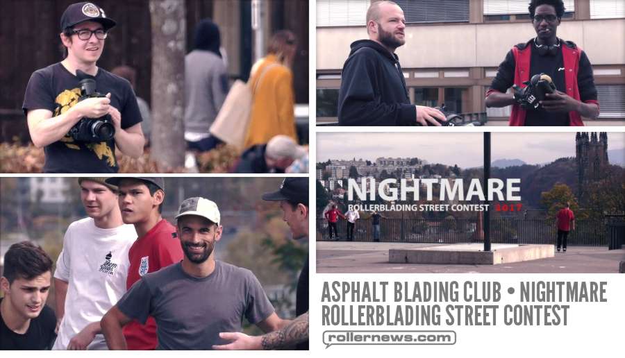 Asphalt Blading Club - Nightmare Rollerblading Street Contest, Fribourg Switzerland 2017