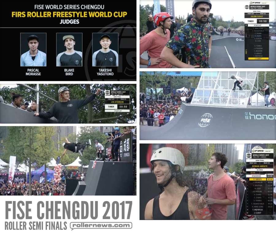 FISE Chengdu 2017 (China) - Roller Semi Finals - Livestream Replay & Results