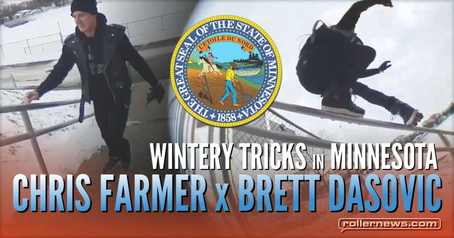 Clips of the day: Wintery Tricks - Chris Farmer & Brett Dasovic (Minnesota, 2018)