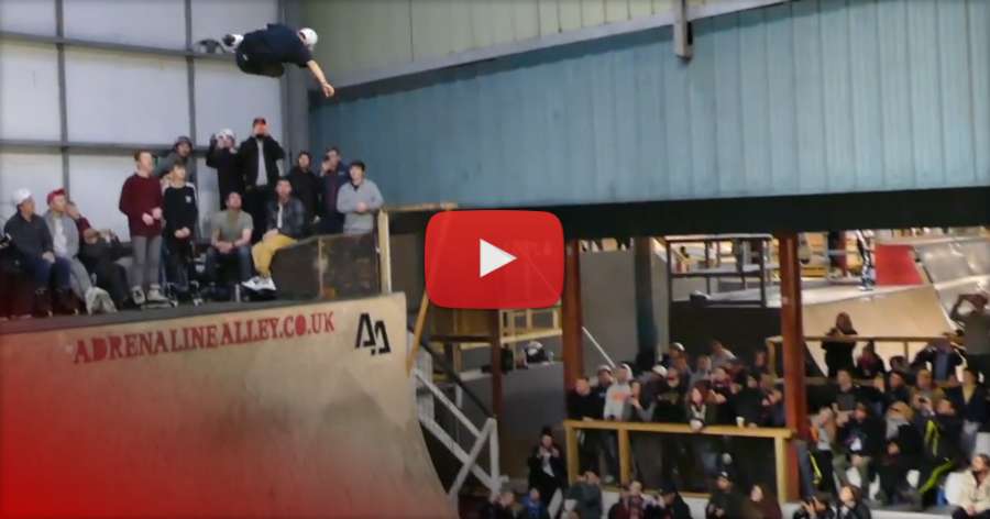 Takeshi Yasutoko at Adrenaline Alley Skatepark (UK, 2018)