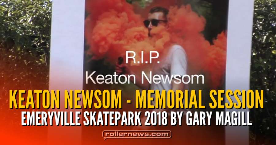 Keaton Newsom - Memorial Session (Emeryville Skatepark, 2018) by Gary Magill