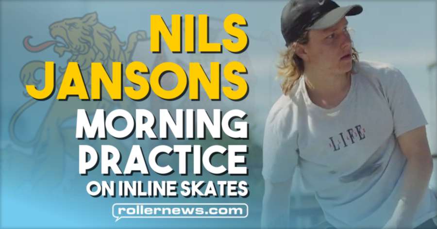 Nils Jansons - Morning Practice on Inline Skates (Riga, Latvia, 2021)