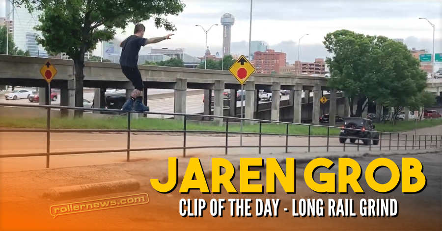 Clip of the day: Jaren Grob - Long Rail Grind (2021)