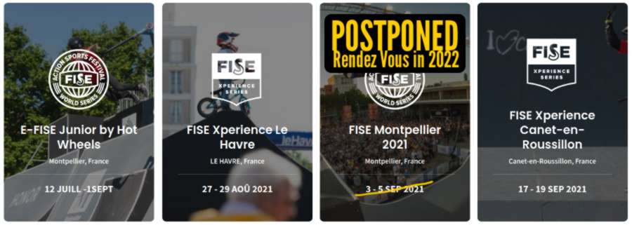 Fise Montpellier 2021 Postponed, Rendez Vous in 2022