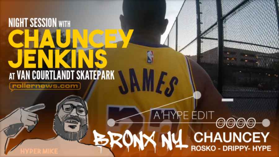 Night Sesh With Chauncey Jenkins @ Van Courtlandt Skate Park (2021) - Edit by Hyper Mike