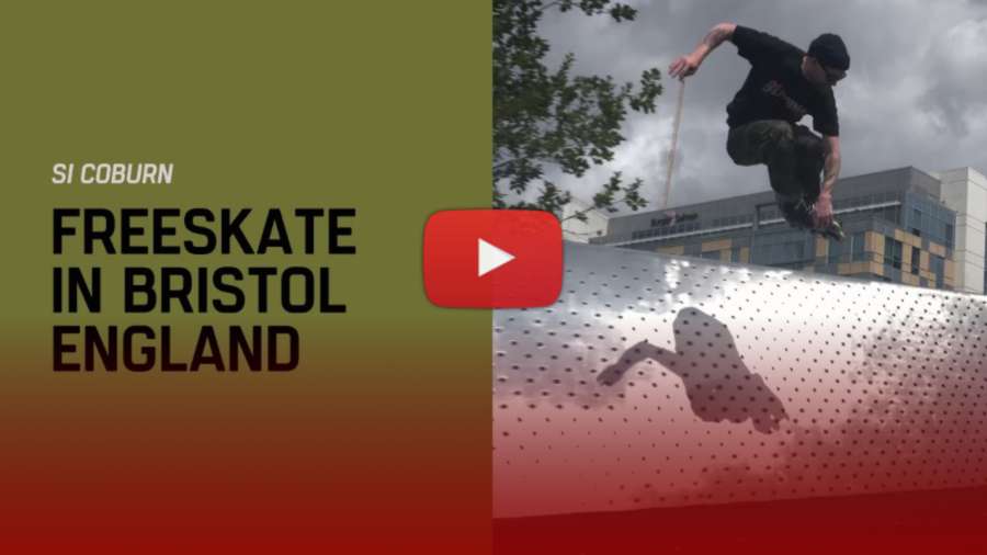 Si Coburn (37) - Freeskate in Bristol (2021, UK) - Rollerblade Edit