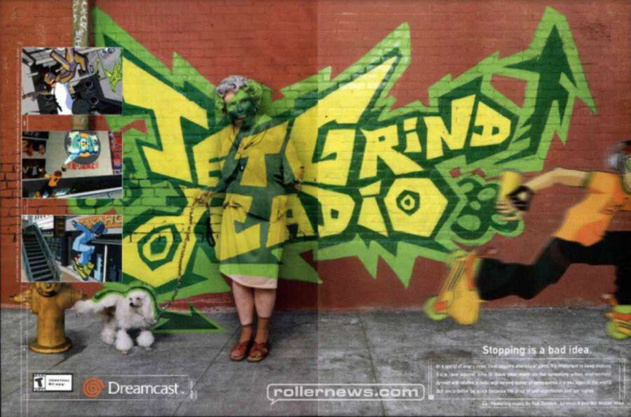 Jet Grind Radio - Live Action Print Ad