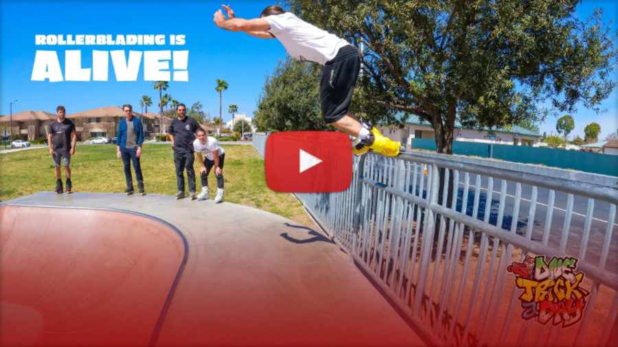 Rachard Johnson, Demetrios George, Randy Spizer & Friends - Rollerblading is Alive - One Trick a Day at Them Tuesdays Skate Sesh (2022)