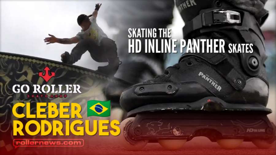 Cleber Rodrigues skating the HD Inline Panther Skates (Brazil, 2022)