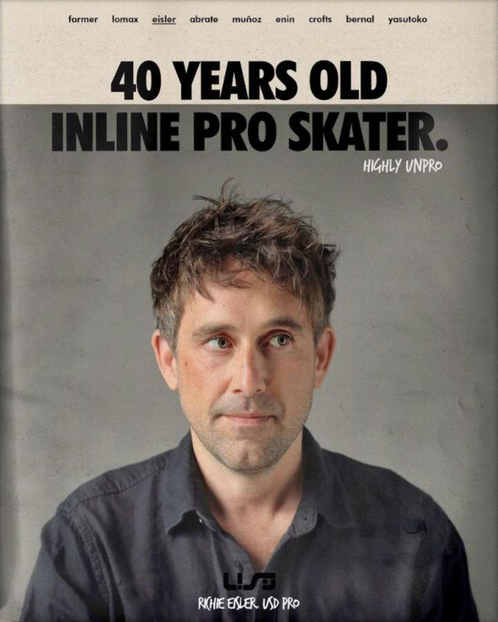 Richie Eisler - 40 years old inline pro skater - highly unpro