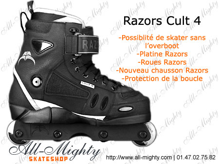 Razor Cult 4 UFS, available this week in your shops (January 2005)