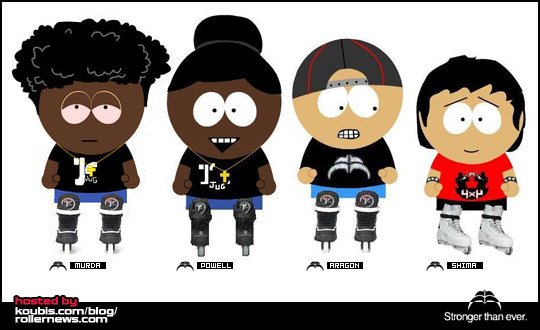 Razors Team - South Park Style, by Riley Gillespie