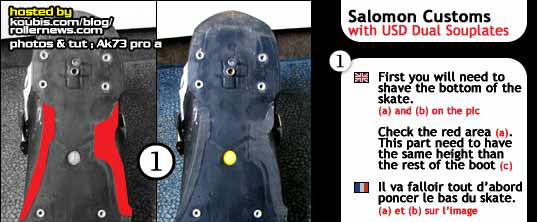 Salomon Custom Skates - with Usd Dual Soulplates - How To
