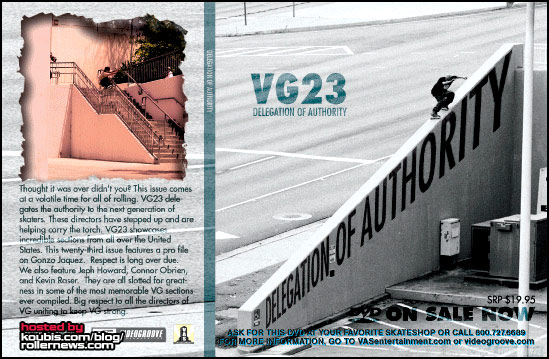 Video Groove VG23 (2005) - Delegation of Authority, by Dave Paine - Out Now