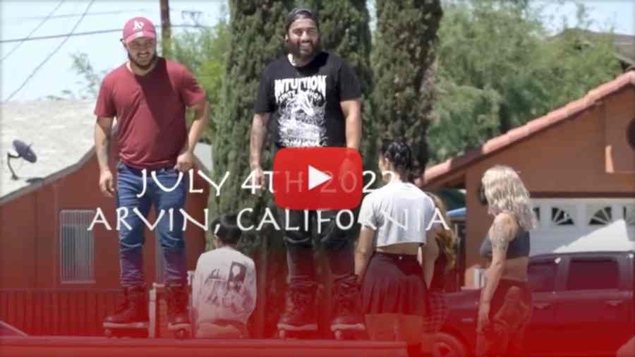 4th of July, Intuition Skateshop, #Rollerblading Session @ Arvin Skatepark (CA, 2022)