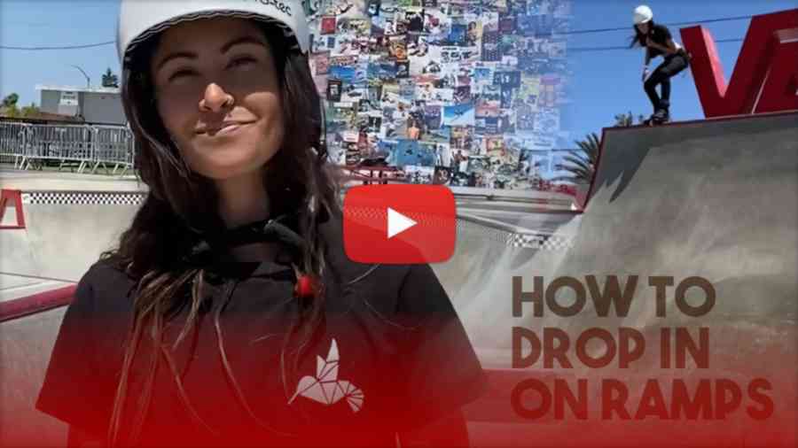 Skatepark for Beginners - How to Drop in on Ramps, with Coco Sanchez