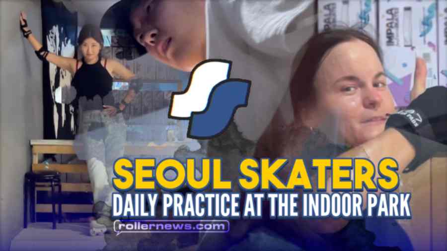 Seoul Skaters, Young Guns Crew - Daily Practice at the (homemade?) Indoor Park (2022)