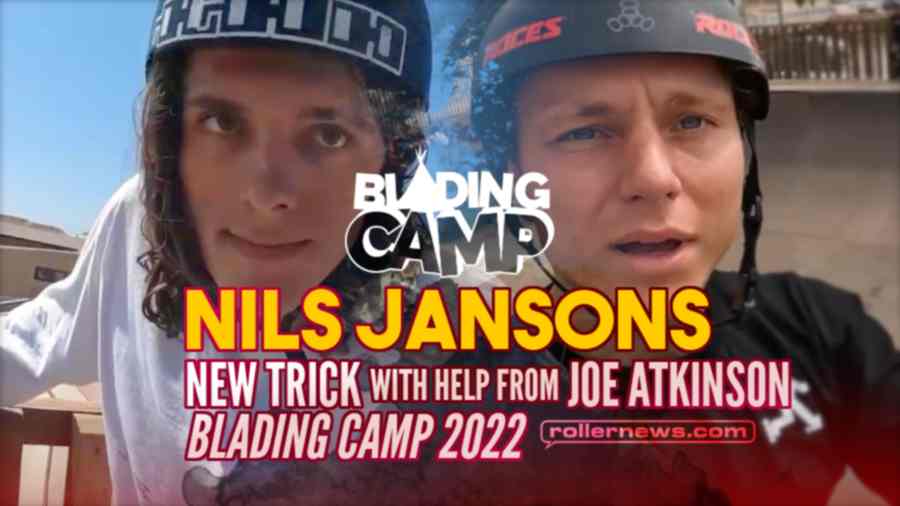 Nils Jansons - New Trick With Help From Joe Atkinson (Blading Camp 2022)
