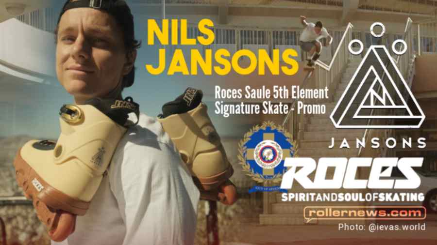 Nils Jansons - Roces Saule 5th Element, Signature Skate - Promo Edit by Martins Jansons (Athens, Greece 2022)