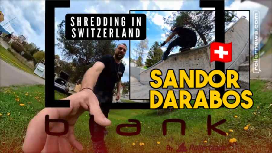 Sandor Darabos (42) - shredding in Switzerland - Rollerblade Blank, Creastreet Sadedit