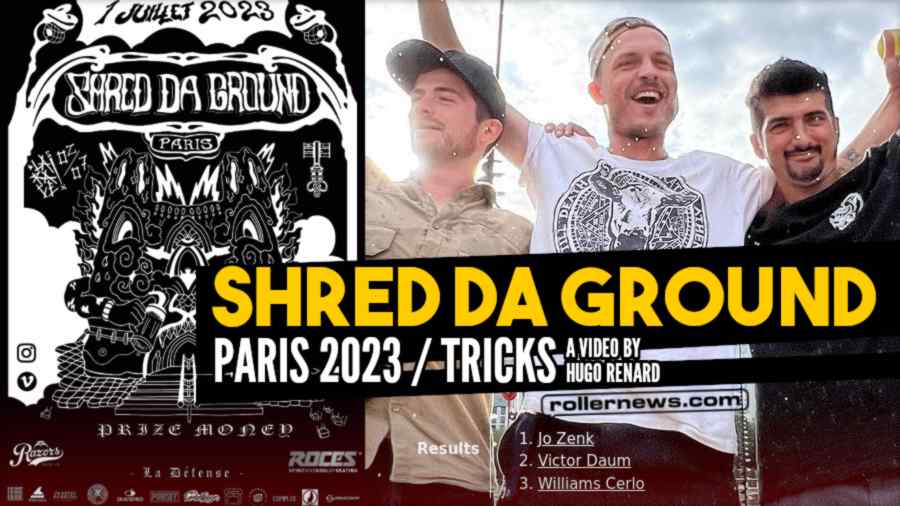 Tricks @ Shred Da Ground, Paris 2023 - A video by Hugo Renard