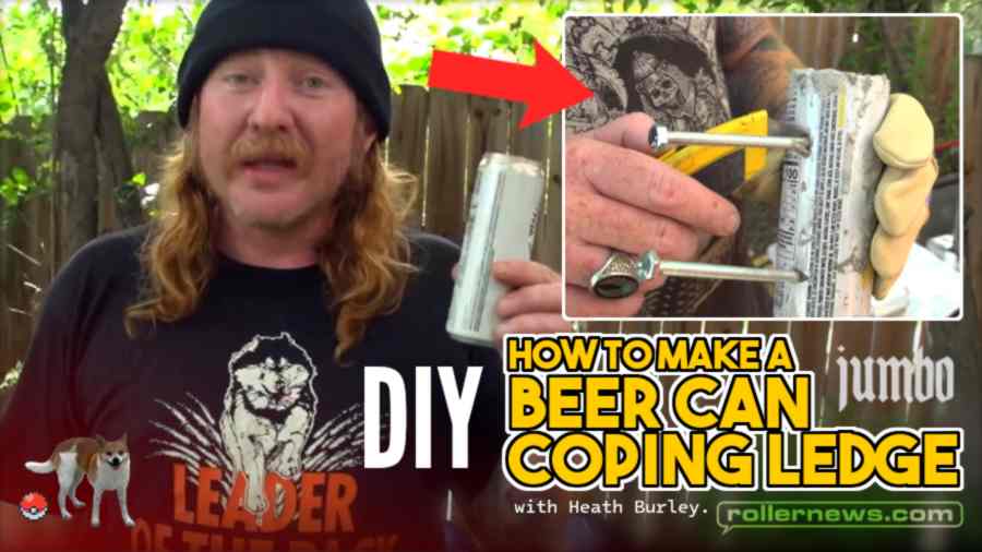 How to Make a Beer Can Coping Ledge - DIY