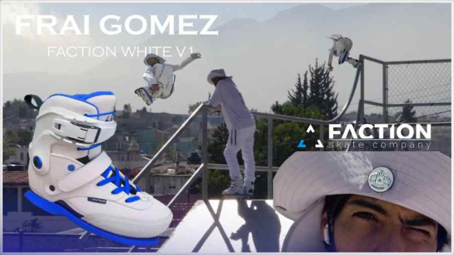 Frai Gomez - Faction V1 White Skates 2023