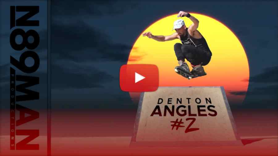 Nate Nyman - Denton Skatepark - Angles #2 - aggressive inline / ninja rollerblading