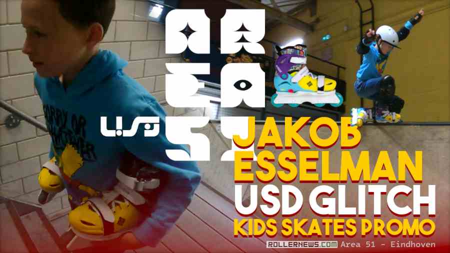 Jakob Esselman - USD Glitch, Kids Skates Promo (2023) - Area 51, Endhoven, Netherlands