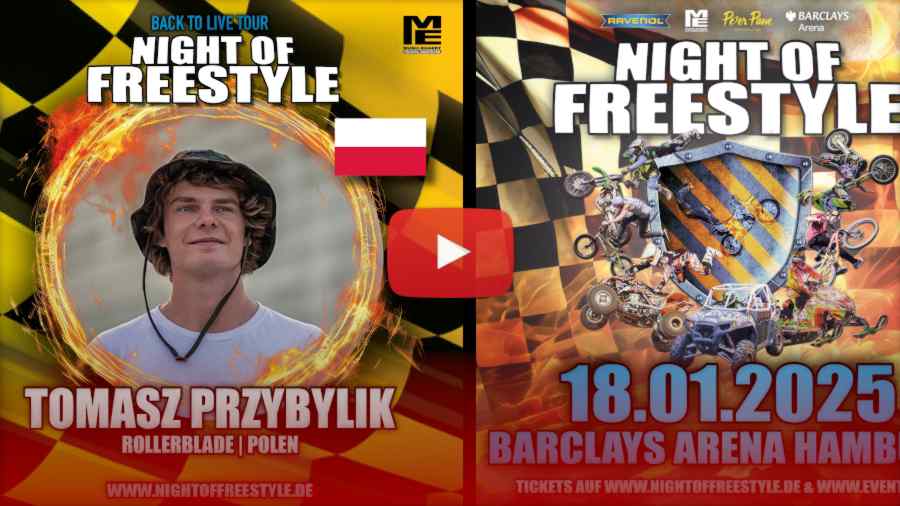 Night of Freestyle (Mega Ramp) in Hamburg (Germany) with Tomek Przybylik