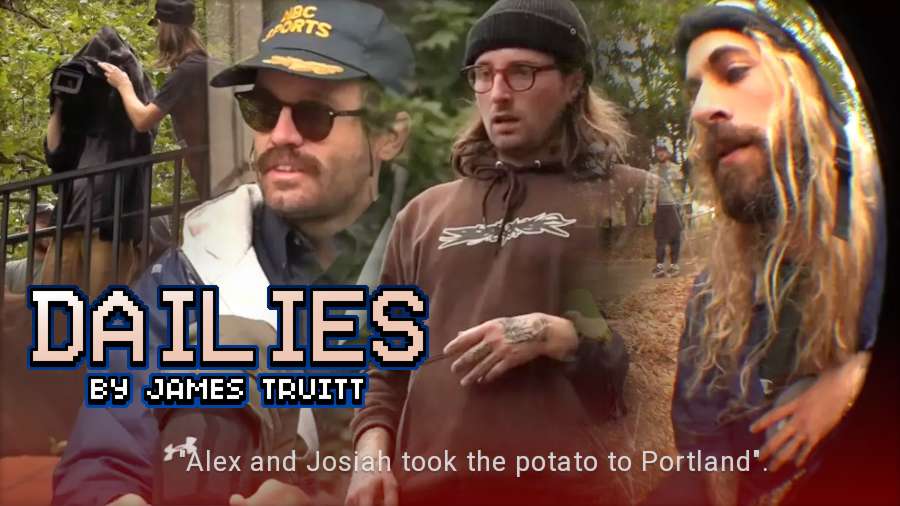 Dailies by James Truitt - Alex Sams and Josiah Blee took the potato to Portland.