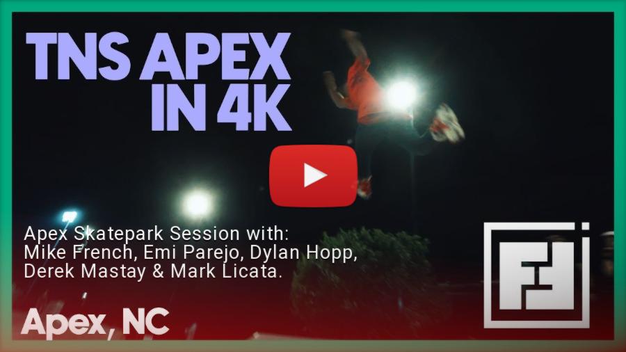 Apex Skatepark Session with: Mike French, Emi Parejo, Dylan Hopp, Derek Mastay & Mark Licata